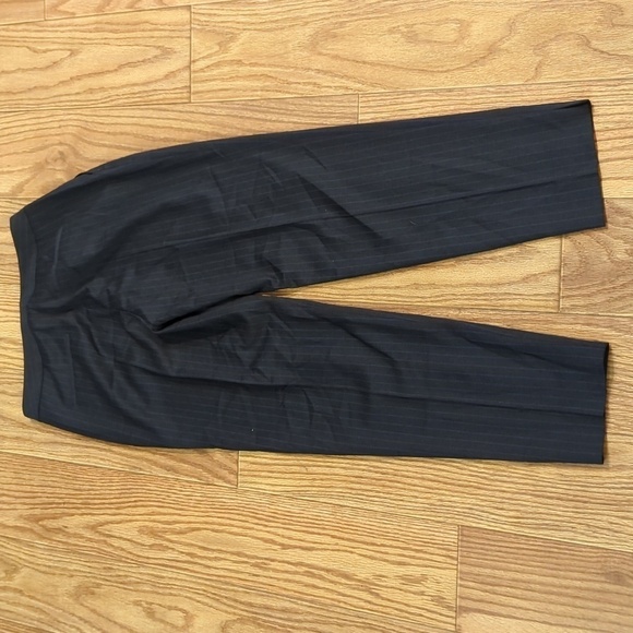 Charcoal gray Reda wool women's dress pants with blue sripe, Boss Hugo Boss 4 - Picture 7 of 7